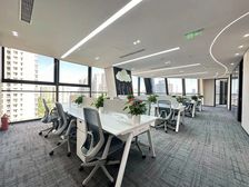 万平绿化俯瞰亮马河 启皓大厦多套户型价格优惠 免租长平安外交