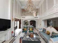 内圈独栋别墅 花园400平 4车位 全新装修 现代法式风格