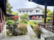 淀山湖畔丰泽湾中式风格独栋别墅,花园1500平,独门独院。