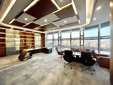 中洲大厦高区半层,带全套家私,电梯口,金地中心大百汇旁