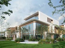 礼嘉江湾+蓝楹湾超现代风格独栋+重庆环境美别墅+大玻璃幕墙