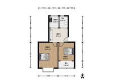 老业主委托急售,1梯2户双南大2房,进出入口、前滩和19号线