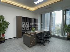 低价急租,Ucc全新豪装拎包办公,光线很好,国贸嘉宏中心