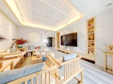 中州大道旁 电梯花园洋房 奢华装修 顶楼复式