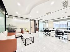 5号线青羊宫站!现房2隔间16工位!电梯口4500带家具