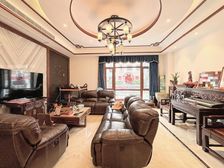 绿湖豪城 豪装双拼别墅 实得面积700多平 上下四层6个套房