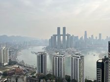 长嘉汇 城市打卡地 横厅 新风 地暖 中央空调 正看两江交汇