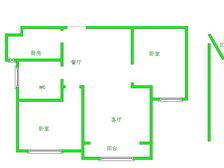 紫御美墅 双阳台 配合各种贷款 房龄新 洋房带电梯
