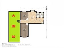 送100平露台,电梯房,地铁口,全明户型,空关诚心出售