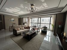 海博龙樾府 大宽厅 大落地窗 主卧套房设计 客厅七米