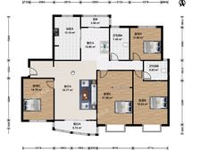 内环内高品质小区大四房,中芯四房,视野无敌