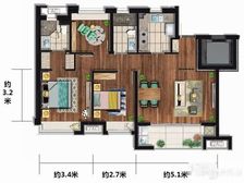 保利铃兰公馆 3室2厅2卫 精装修 233万元 89平米