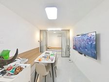 银河新都99弄沿河景观,全新精装,原始两室改三室,拎包入住!
