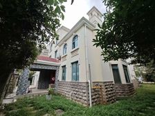 雅阁花园独栋 地上三层带地下室卧室多 挑空厅 临小区公共绿化