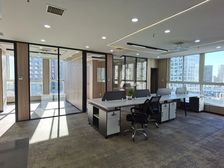 旺座现代城旁,6/8号线双地铁,双面采光,6+1格局30工位