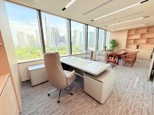 地铁福田站丨中国港中旅大厦精装修办公室出租 300平 带家私