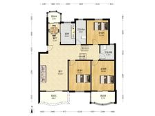 锦辉绿园 4室3厅 123.62平