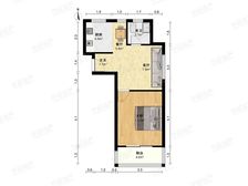 电梯房,小户型,小区中心位置,美式风格,装修齐全,配套完善