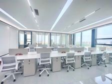 地铁口好招聘丨华丰城320平5隔间丨带全家具现房多套选双采光