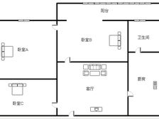 渝中一号桥双钢路小区 东南向精装两房 满五年