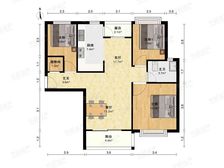 电梯房,客厅带阳台,三房朝南,交通便利,非底楼房