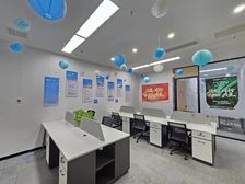 个人急租!锦业路110平精装办公 0公摊落地窗 蓝鑫领海