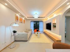 奶油风 小清新 配套成熟 轻轨站 钟 精装三房双卫