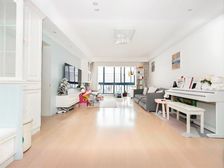 好世开发商,婚房装修电梯大三房,南北通透飞机户型,银都双轨交