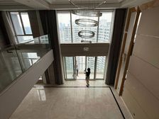 百汇园 空中别墅 438平 挑空客厅 一线江景房 挑高 通体