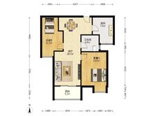 金地天悦 2室1厅 91.55平