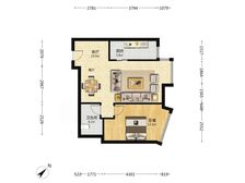 天津雅颂居 大一室 带厅 精装修 私产满5年 拎包入住