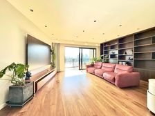 新出,仁恒一期高区江景四房,全新装修带地暖,带车位,钥匙房