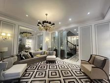 大岭山莲湖山庄(别墅)装修客厅朝南落地窗