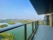 一手新房 大阳台 世城悦湖花园 万科物业。全湖景朝向景观