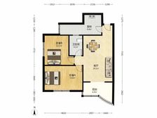 【拥金1】邮电公寓 2室1厅 93.9平 西南 采光好