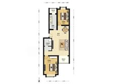 (买方零拥)鹿海园三里 2室1厅 89.95平