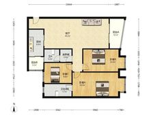 东方新城一期 3室2厅 东北