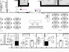 核心商圈正对电梯口丨左右两边走接待业务两不误丨精装带家具