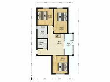 佳音里 3室1厅 83.21平