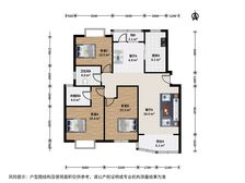 门口6和7号线,空关诚售,3房2厅2卫位置好+阳光好
