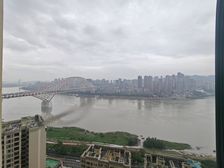 中海紫御江山熙岸精装江景三居 江北嘴次新小区 拎包入住