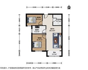 地铁300米,友谊医院对面,全南中间两居,国企开发,通瑞嘉苑