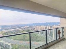 (一线看江看礼嘉)两江新区看江大平层,可以大横厅三房!