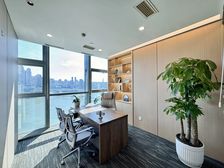 江北嘴力帆中心一线看江 电梯口 甲级写字楼