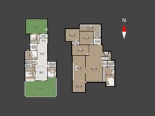 国宾1号 400平 洋房底复 精装保养很好 带一个大大院子