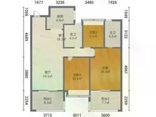 保利达江湾南岸中间楼层低密度有赠送户型方正