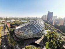 朝阳公园商圈丨佳隆国际大厦500平精装丨正对电梯丨大气前台