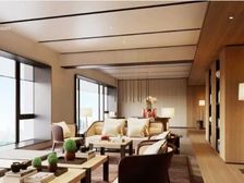 四环豪装新房,南向观河景陆台,层高3.6米,95,五居