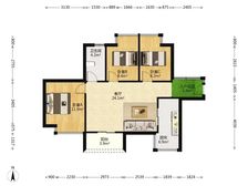 松湖时代 3室1厅 86.33平