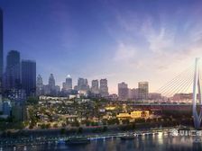 (实得210平带花园)朝天门稀缺别墅,一手新房临江,3条轻轨